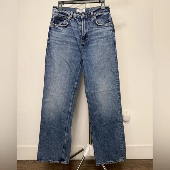 Reformation Jeans Women’s Size 29 High Rise Straight Leg Blue Denim Sustainable - Picture 4 of 4